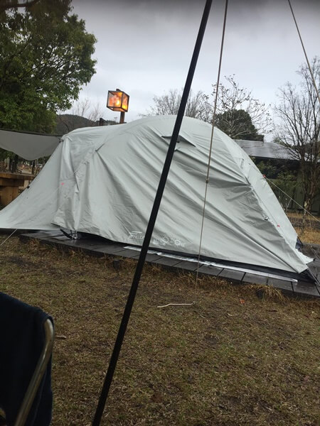 うめキャンプ村 テント 大きさ